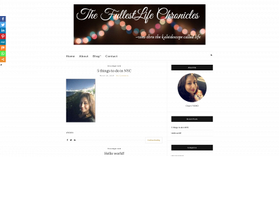 thefullestlifechronicles.com snapshot