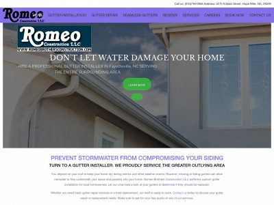 romeobrothersconstruction.com snapshot