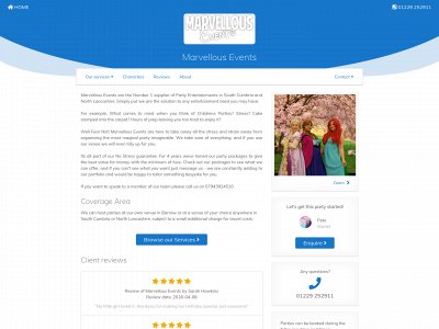 wearemarvellous.co.uk snapshot