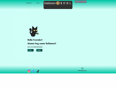 dabloontoken.org snapshot