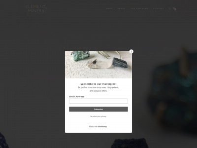 elementandmineral.com snapshot