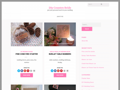 diycountrybride.com snapshot