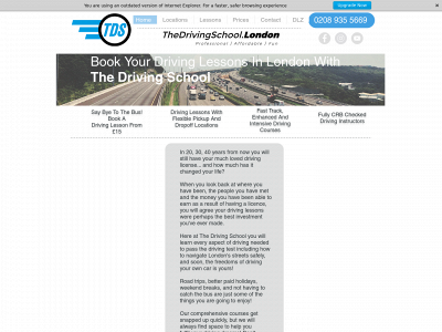 thedrivingschool.london snapshot
