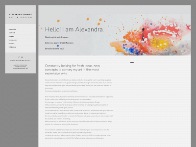 alexandrasoraireart.com snapshot