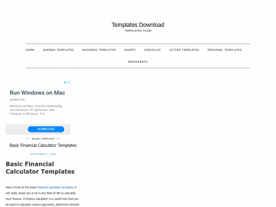 templatesflow.com snapshot