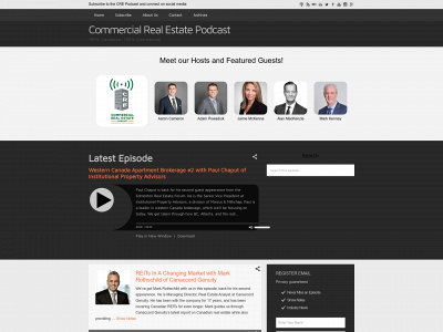 commercialrealestatepodcast.com snapshot