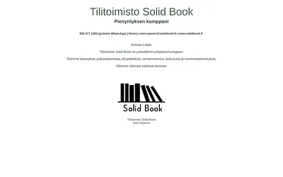 solidbook.fi snapshot