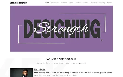 www.designingstrength.com snapshot