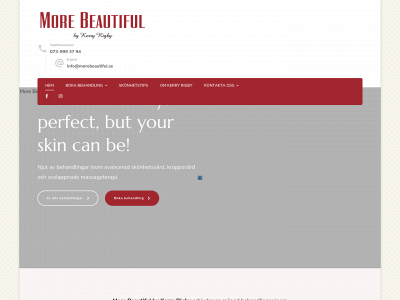 morebeautiful.se snapshot