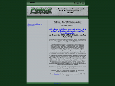 forceenterprise.com snapshot