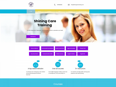 shiningcaretraining.com snapshot