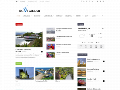 www.scotlander.es snapshot
