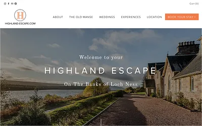 highland-escape.com snapshot