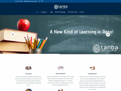 tanbalearning.com snapshot