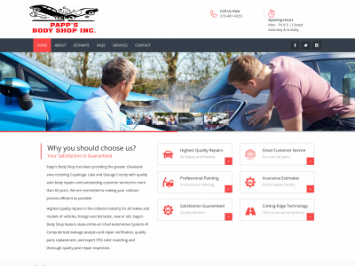 pappsbodyshop.com snapshot