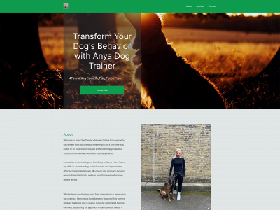 anyadogtrainer.com snapshot