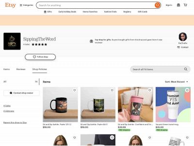 www.sippingtheword.etsy.com snapshot