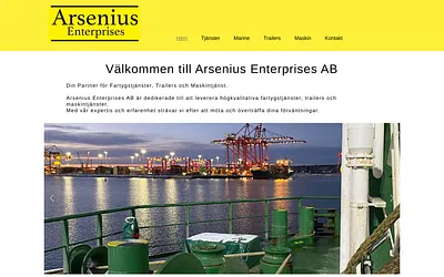 arseniusenterprises.se snapshot