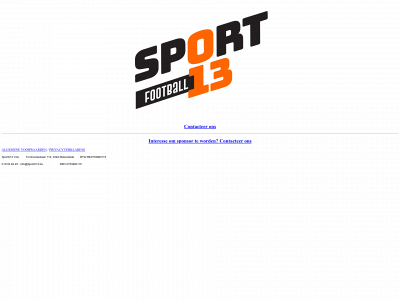 sport013.be snapshot