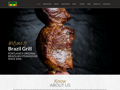 brazilgrillrestaurant.com snapshot