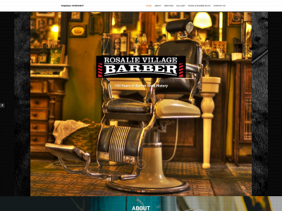 rosalievillagebarber.com snapshot