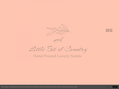 alittlebitofcountrycandleco.co.uk snapshot