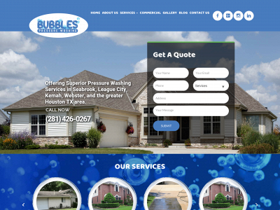 cleanwithbubbles.com snapshot