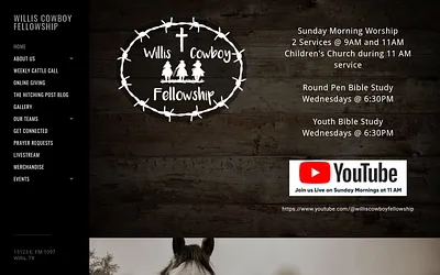 www.williscowboyfellowship.com snapshot