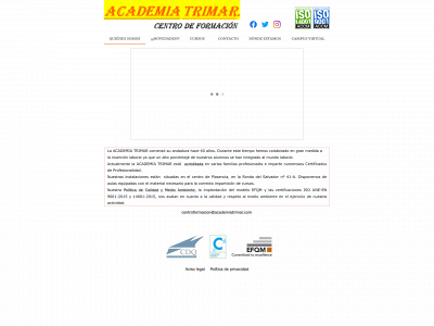 academiatrimar.com snapshot