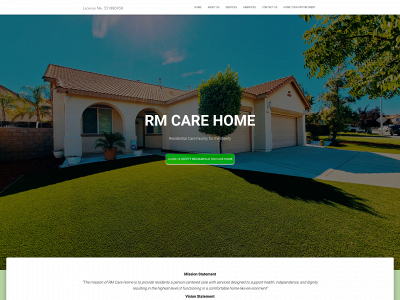 rmcarehome.com snapshot