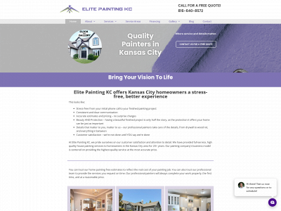 elitepaintingkansascity.com snapshot