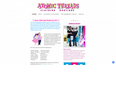 www.atomicthreadsclothingboutique.com snapshot
