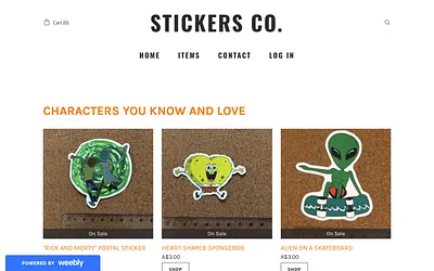 stickersco.weebly.com snapshot