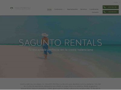 saguntorentals.com snapshot
