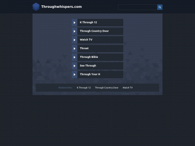 throughwhispers.com snapshot