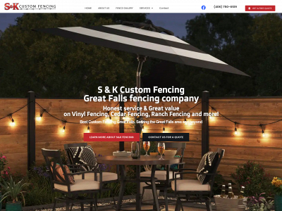 snkcustomfence.com snapshot