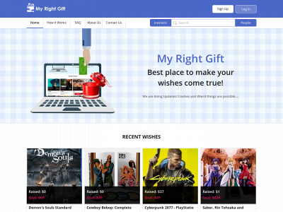 myrightgift.com snapshot