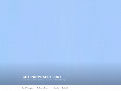 getpurposelylost.com snapshot