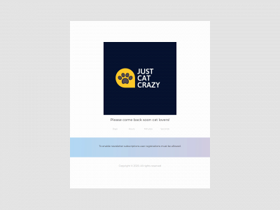 justcatcrazy.co.uk snapshot
