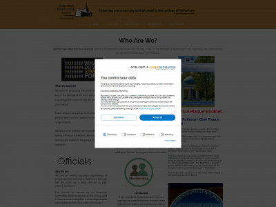 rotherhamcivicsociety.org snapshot