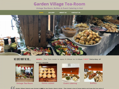gardenvillagecatering.co.uk snapshot