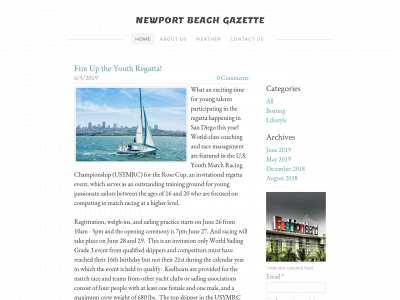 www.newportbeachgazette.com snapshot