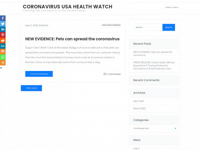 coronavirususa.net snapshot