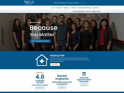 secure-dental.com snapshot