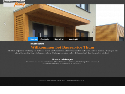 bauservice-thuem.de snapshot