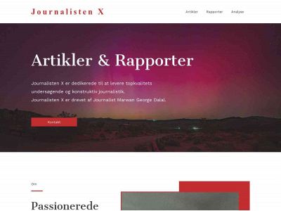 journalistenx.dk snapshot
