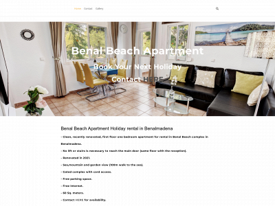 www.benalbeachapartment.com snapshot
