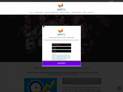letsflyservices.com snapshot