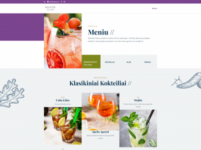 mojitos.lt snapshot