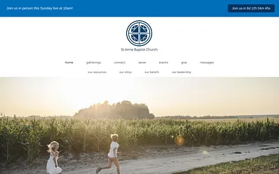 stannebaptist.org snapshot